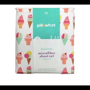 NWT Ice Cream Cones Sheet Set Full Bed Size Microfiber Sheets
